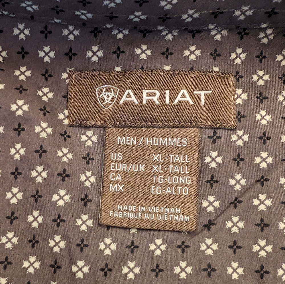 Arial long sleeve button down shirt